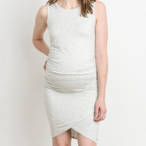 Ruched Maternity Dress